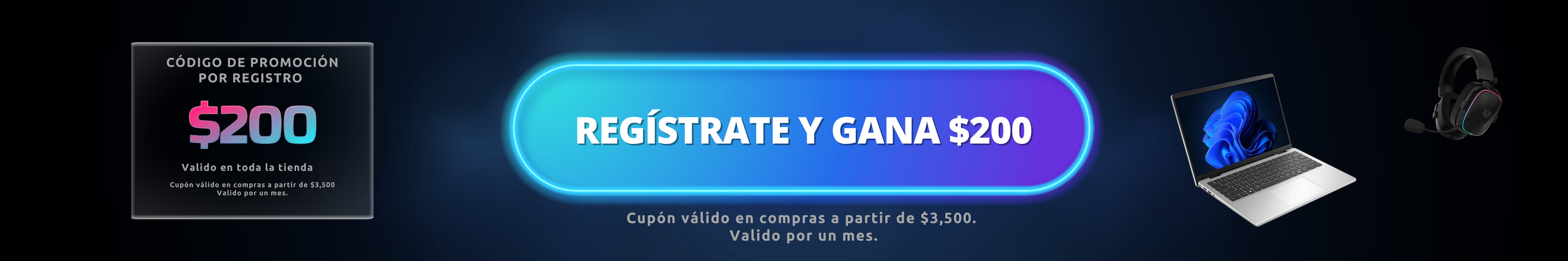 Regístrate y Gana $200 de Descuento - Promoción por Registro Consulting IT Project